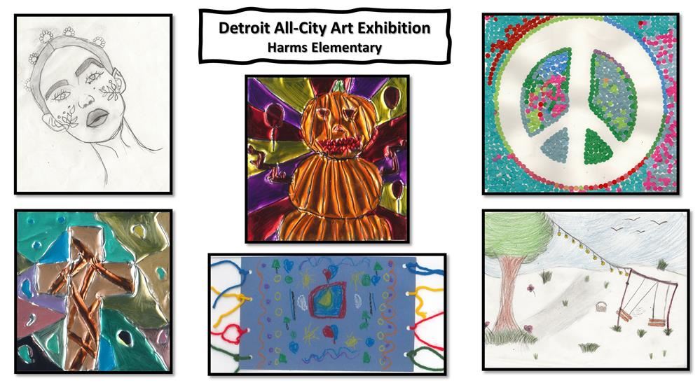 collage of artworks